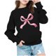 thumbnail image 3 of Sudadera sin capucha para niñas, cuello redondo, sudadera extragrande, jersey de manga larga para niñas de 1 a 12 años., 3 of 6