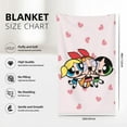 thumbnail image 3 of The Powerpuff Girls Blanket Anti-Pilling Flannel 32"X48" Super Soft Plush Air Condition Quilt Fluffy Warm Cozy Decorative Blankets, 3 of 7