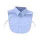 thumbnail image 2 of Cuello falso para mujer, decoración de moda, cuello chal para uniformes formales, blusas y conjuntos Azul, 2 of 8
