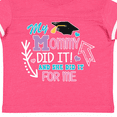 thumbnail image 4 of Inktastic My Mommy Did It and She Did It for Me with Graduation Cap Girls Toddler T-Shirt, 4 of 5