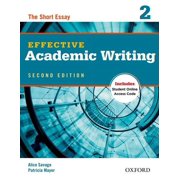 Effective Academic Writing 2: The Short Essay, (Paperback)