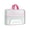 Pink, variant on Mesh Zipper Pouch, 11"x14" Large Capacity File Folder with Handle, Waterproof Portable Document Organizer Tote Bag for Campus Travel Office Supplies