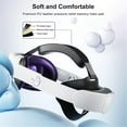 thumbnail image 4 of Comfort Head Strap for Meta Quest 3 & 3S– Elite Strap Replacement, Luxurious Comfort, 60-Degree Hinge, Durable & Scratch-Resistant for Immersive VR Gaming, 4 of 5