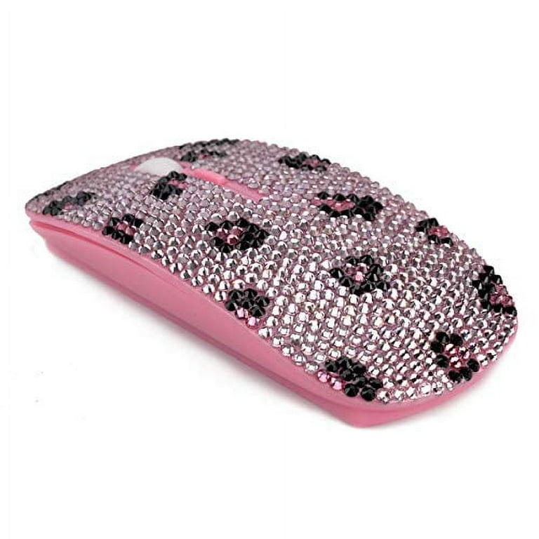 SA@ Bling Wireless Mouse, Pink Rhinestone Wireless Mouse Sparkly