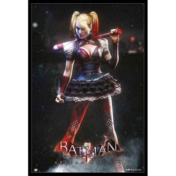 Batman Arkham Harley Quinn-Arkham Knight Laminated & Framed Poster (24 x 36)
