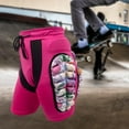 thumbnail image 6 of Kids Padded Shorts Impact Shorts Child 3D Padded Skating Protective Gear Hip Protector for Ski Skateboard Bike Roller Skating Pink S, 6 of 8