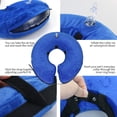 thumbnail image 5 of Inflatable Dog Cone Collar, Soft Dog Cone Collar, Blue Pvc Dog Recovery Collar, Dog Donut Collar After Surgery, Cone for Dogs After Surgery, Comfortable Pet Wound Care Protection, 5 of 5
