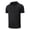 #03Black, variant on Men's Hoodie T-Shirt Summer Breathable Short Sleeve Hooded Top with Kangaroo Pocket Gray XL