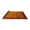 thumbnail image 2 of Ahgly Company Indoor Square Oriental Yellow Industrial Area Rugs, 3' Square, 2 of 4
