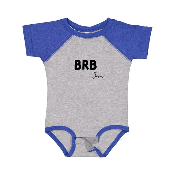 Inktastic Easter BRB Jesus Boys or Girls Baby Bodysuit