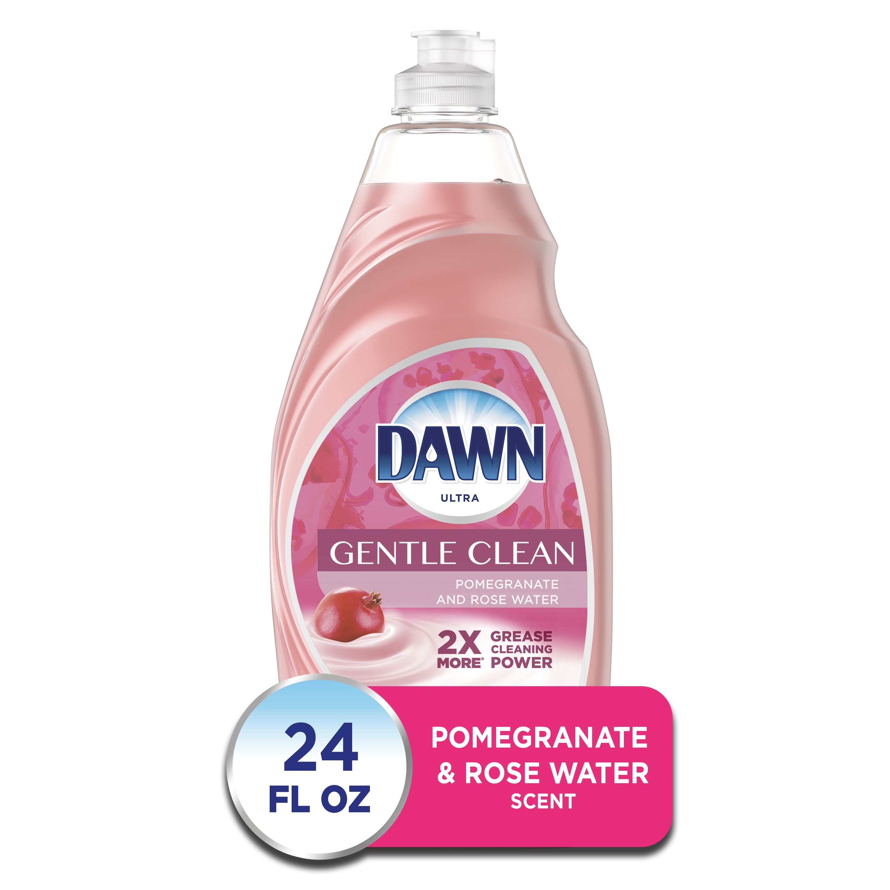 Dawn Ultra Liquid Dish Soap, Pomegranate & Rose Water Scent, 24 Fl Oz