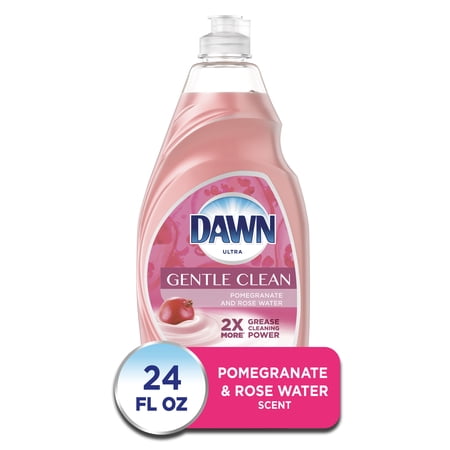Dawn Ultra Liquid Dish Soap, Pomegranate & Rose Water Scent, 24 Fl Oz