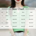 thumbnail image 3 of Hot days, bold styles Olyvenn Waffle Knit Tops for Women V Neck Short Sleeve Solid Casual Shirts Loose Summer Tunic Sweater Tops Blouses Green XL, 3 of 3