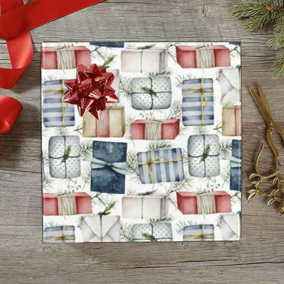 Christmas Wrapping Paper | Premium Holiday Gift Wrap | Antique Gifts 58" x 23" (1–5 Rolls) - 1 Roll