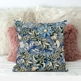 thumbnail image 3 of Amrita Sen Designs  20 x 20 in. Flying Floral Paisley Suede Zippered Pillow with Insert - Grey, Green & Beige, 3 of 5