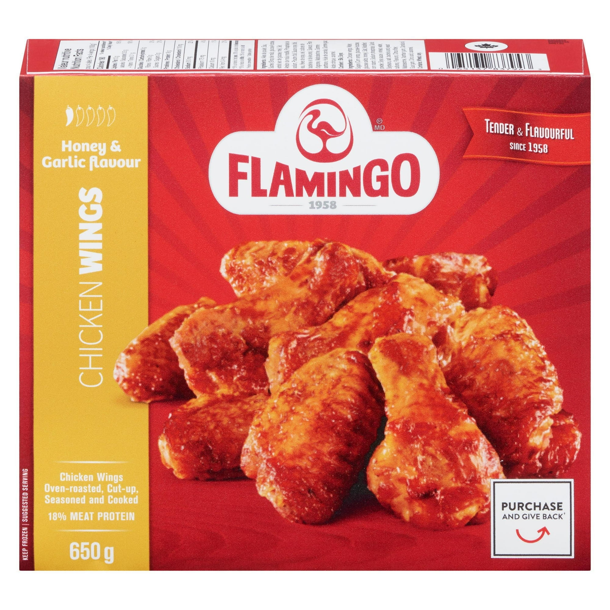 Flamingo Honey Garlic Chicken Wings