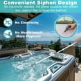 thumbnail image 4 of Hot Tub Vacuum Manual Cordless Spa Vac - Inflatable Hot Tub Cleaner with Constant Suction, Spa Wand Pool Vacuum, 10FT Handheld Flexible Hose with 3 Adjustable Heads for Dirt, Grass, Debris (Gray), 4 of 15
