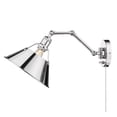 thumbnail image 5 of Yep by Golden Lighting Orwell 1-light Swing Arm Wall Lamp in Chrome, 5 of 5