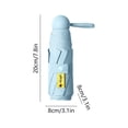 thumbnail image 3 of UPF50+ Mini Travel Sun Umbrella Compact Folding Pocket Size Waterproof and Windproof UV Protection for Sun and Rain Blue, 3 of 6