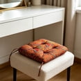 thumbnail image 4 of XINGAG Seat Cushion, Boho Chair Cushion for Dining Chairs, Square Chair Pad with Fixing Ties, Non Decorative Seat Pad for Indoor Dining Kitchen Household Chairs, 4 of 6