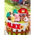 thumbnail image 3 of JeVenis - Decoraci&oacute;n de pastel de animales de granja, decoraci&oacute;n de cumplea&ntilde;os de animales de granja, decoraci&oacute;n de pastel de cerdo, decoraci&oacute;n d, 3 of 7
