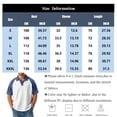 thumbnail image 2 of Hogleaql Men's Polo T-Shirts Big & Tall Muscle Trendy Short Sleeve Gym Collared T-Shirt Button Casual Summer Lightweight Solid Color Tops Light Purple XL, 2 of 3