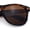 Tortoise - Solid Brown, variant on Rubberized Matte Tortoise Iconic Classic Horn Rim Hipster Sunglasses [Gradient Brown]