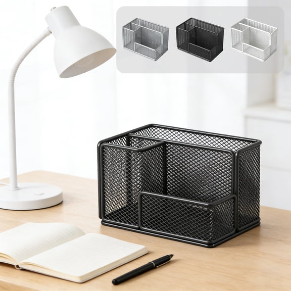 Msgweeeg Pen Holders for Desk Cute Desk Organizer Pen Holders Large Capacity Pen Stationery Organiser for Study and office Use Storage Basket