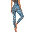thumbnail image 4 of SELONE Leggings for Women Workout High Waist Sports Yogalicious Print Patterned Tie Dye Utility Dressy Everyday Soft Lifting Leggings Capri Jeggings Athletic Leggings for Women 38-Dark Blue M, 4 of 8