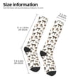 thumbnail image 4 of Fotbe Cow print Women's Men's Novelty Crew Socks Cotton Socks Knee High Socks for Walking,Running,Nurses,Pregnancy, 4 of 8