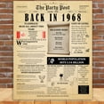 thumbnail image 3 of 56th Birthday Party Decor Poster 56 Years Ago Back In 1968, 3 of 5