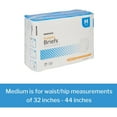 thumbnail image 4 of McKesson Classic Briefs, Incontinence, Light Absorbency, Medium, 24 Count, 1 Pack, 4 of 12