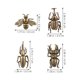 thumbnail image 2 of ADDHAT 4Ud De Insectos En Latón Con Estilo Retro Para De Escritorio, 2 of 6