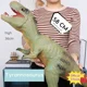 thumbnail image 4 of Juguetes de modelo de dinosaurio grande, gran tiranosaurio rex, braquiosaurio, Jurass Park, marionetas suaves, tiburón, dinosaurio, mundos, juguete para niños, 4 of 5