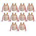 thumbnail image 2 of Bolsas navideñas suaves de terciopelo Billuyoard Con diseño de conejito 10 piezas, 2 of 6