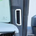 thumbnail image 4 of Ajuste del marco de la cubierta de la decoración de la salida de ventilación del pilar A del coche Compatible con accesorios interiores 2021 2022, abs plateado, 4 of 5
