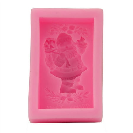 

HeroNeo 3D Christmas Santa Claus Silicone Fondant Mold Cake Chocolate Decorating DIY Baking Mould