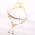 thumbnail image 4 of Fiudx Pulsera de Tobillo, Elegante Joy Aleación para El Pie, Elegante Accesorio de Playa, Diseño Único para Mujer, Ideal Como Regalo para El Día a Día, Ajuste Cómodo y Ligero, El Color Puede Variar L, 4 of 7