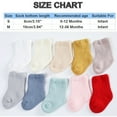 thumbnail image 5 of Baby Socks Unisex 0-3 Months Kids Winter Warm Long Socks Toddlers Boys Girls Children Socks Princess Socks Floor Socks Cute Socks for Kids Girls 0-12 Months, 5 of 6