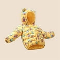 thumbnail image 2 of Mercatoo Toddler Puffer Jacket Baby Boys Girls 𝐂artoon 𝐁ear Ears Hooded Coat Winter Lightweight Down Jacket Girls Fall Jacket, 2 of 4