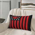 thumbnail image 5 of Naloa Nautical American Flag Pillowcase, Throw Pillowcase, Wrinkle-Free, Stain-Resistant with Hidden Zipper for Bedroom Sofa-16"x24", 5 of 6