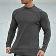 thumbnail image 2 of Mlzmgr Mens Shirts M-3XL Crew Neck Long Sleeve Loose Fitted Sports Gym Shirts for Men Workout Casual Tops, 2 of 6