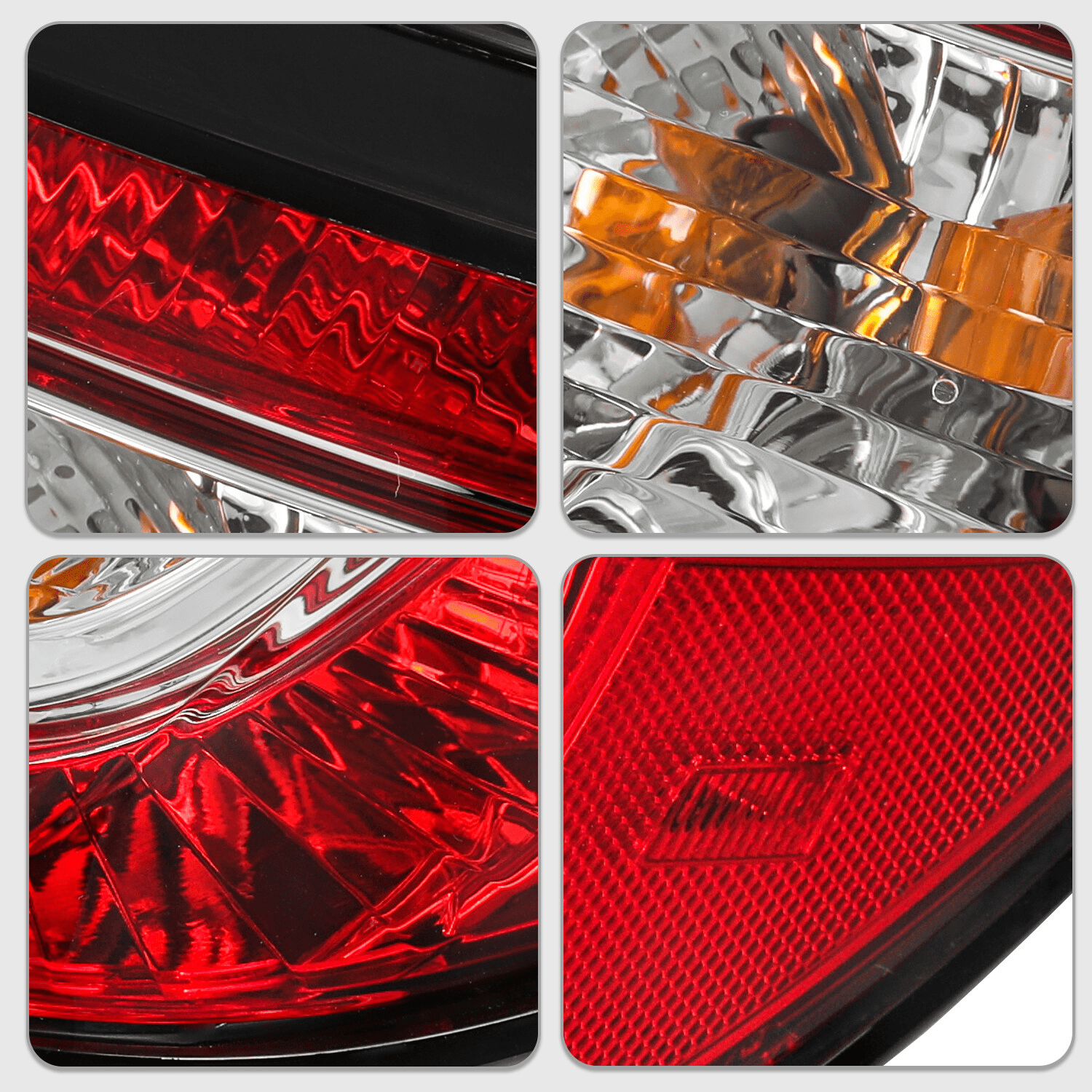 Titans Motors Tail Light Assembly for 2013-2017 Chevy Traverse Passenger Right Side Outer with Bulbs