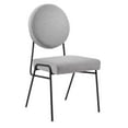thumbnail image 2 of Modway Craft 18.5" Upholstered Fabric Dining Side Chair in Light Gray (Set of 2), 2 of 10
