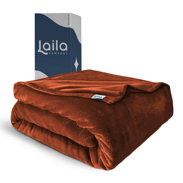 Cobija Individual, Frazada Ultra Suave, 100% Microfibra de Poliéster Premium (Shedron) Laila Comfort.