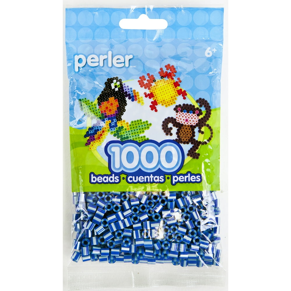 Perler Striped Beads, 1000pk