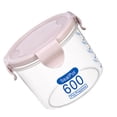 thumbnail image 3 of Yuarrent Hebilla de plástico PP transparente, latas selladas, soportes redondos para tanque de almacenamiento de cereales, contenedores de cocina Type6 NO6 Yuarrent JJ18045-01, 3 of 6