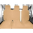 thumbnail image 2 of CalTrend Center 60/40 Split Bench O.E. Velour Seat Covers for 2008-2009 Toyota Land Cruiser - TY266-05RA Sandstone Classic Insert and Trim, 2 of 3