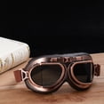 thumbnail image 3 of EeaseCA Motorbike Riding Windproof Goggles Dustproof Protective Glasses Copper Plating Anti-Fog Goggles (Grey), 3 of 7