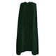 thumbnail image 2 of Capa Con Capucha De Terciopelo Para Adultos Capa Gótica Del Diablo Disfraz De Bruja Medieval Verde SM SunniMix Capucha con capucha, 2 of 7